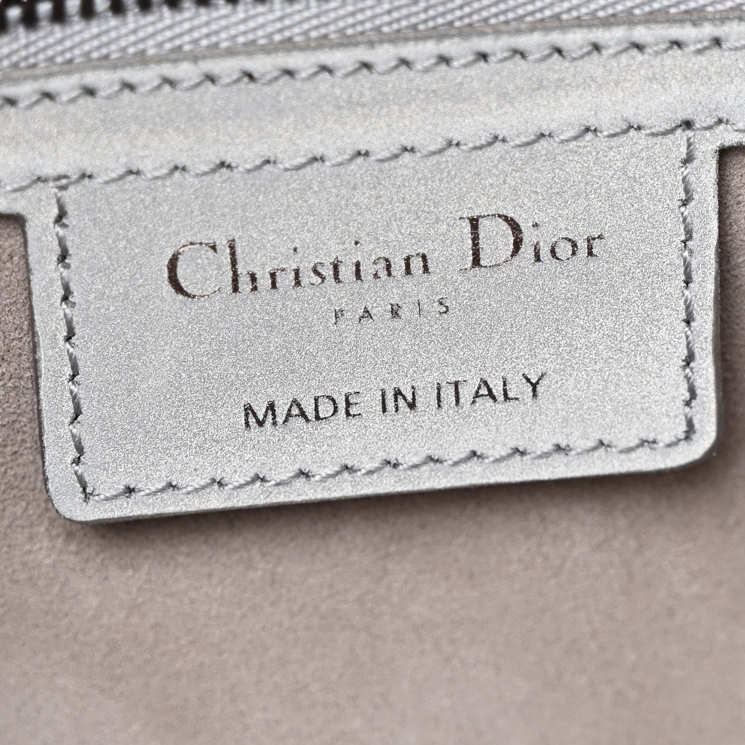 Christian Dior Calfskin Macrocannage Small Diorcamp Messenger Argent 6 of 11