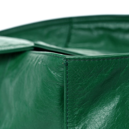 Bottega Veneta Paper Calfskin Maxi Intrecciato Medium Arco Slouch Racing Green 14 of 16