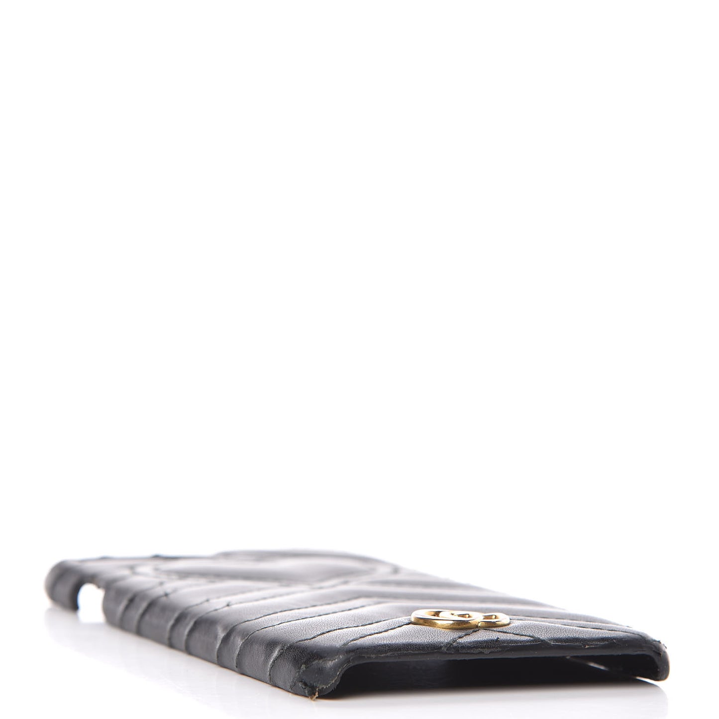 Calfskin Matelasse Marmont iPhone 7 Plus Case Black