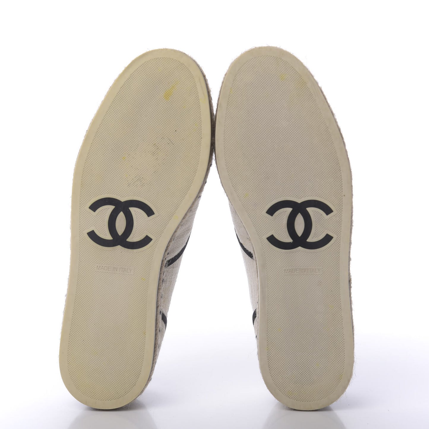 Cotton Lace Up Espadrilles 37 Light Beige