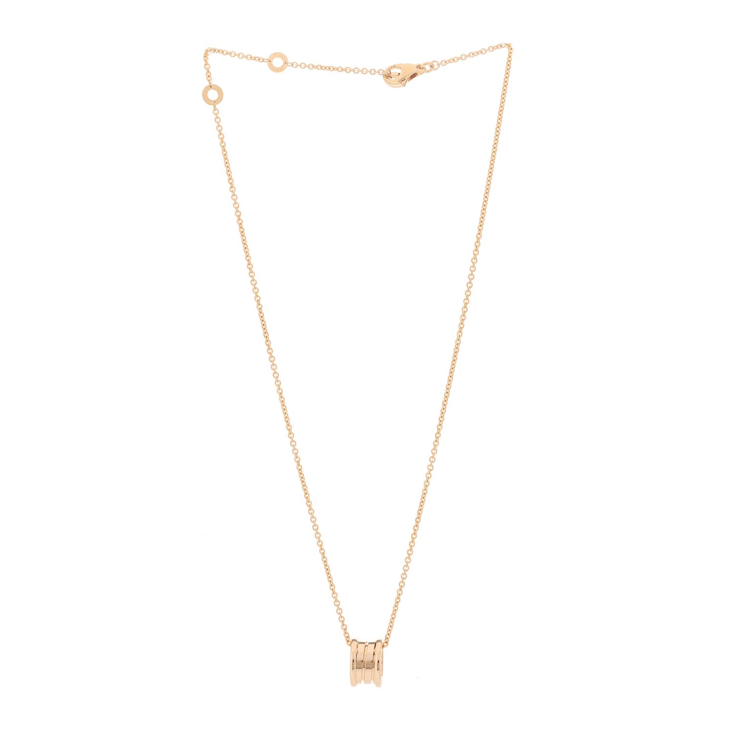 18K Rose Gold B.Zero1 Pendant Necklace