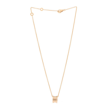 Bulgari 18K Rose Gold B.Zero1 Pendant Necklace 3 of 8