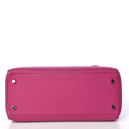 Hermes Togo Kelly Retourne 28 Rose Pourpre 35 of 46