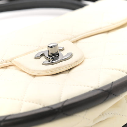 Chanel Lambskin Quilted Small Hula Hoop Flap Ivory 11 of 13