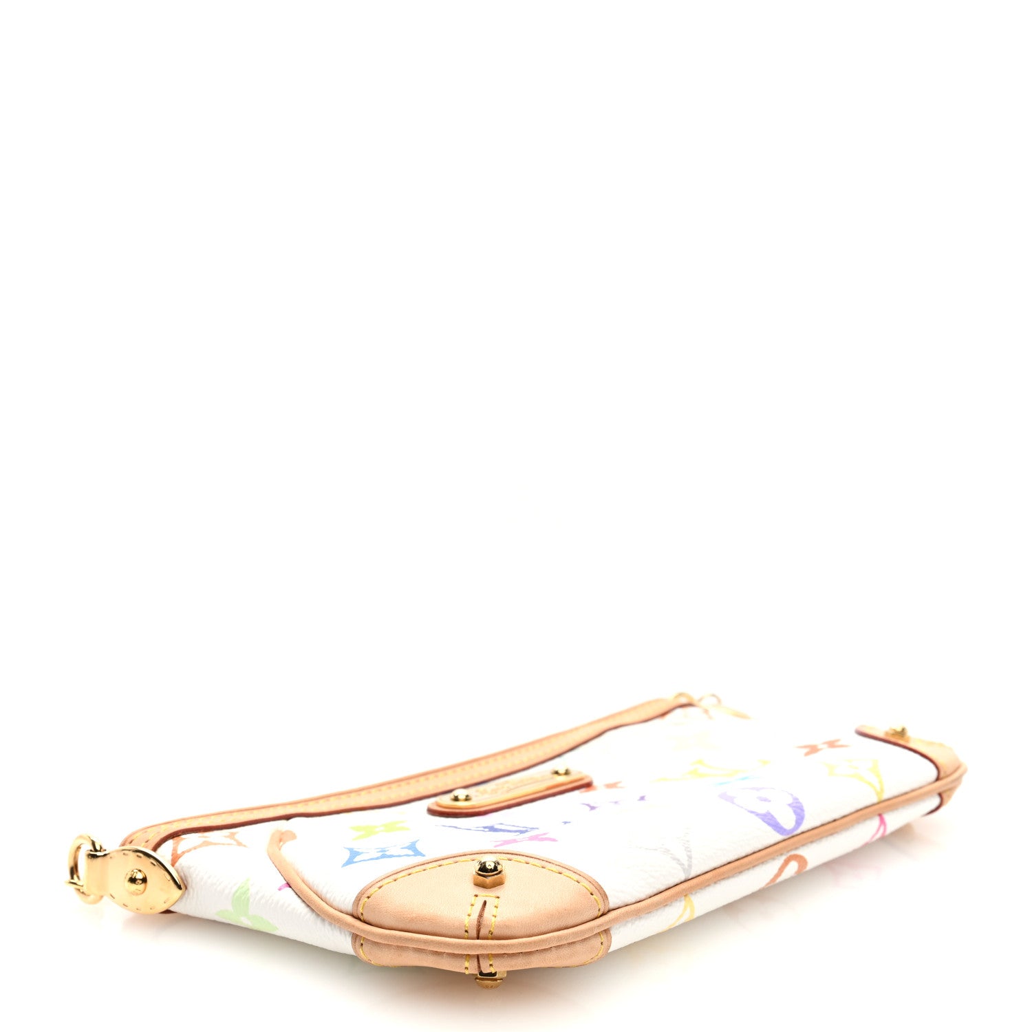 Louis Vuitton Monogram Multicolor Pochette Milla MM White 4 of 9