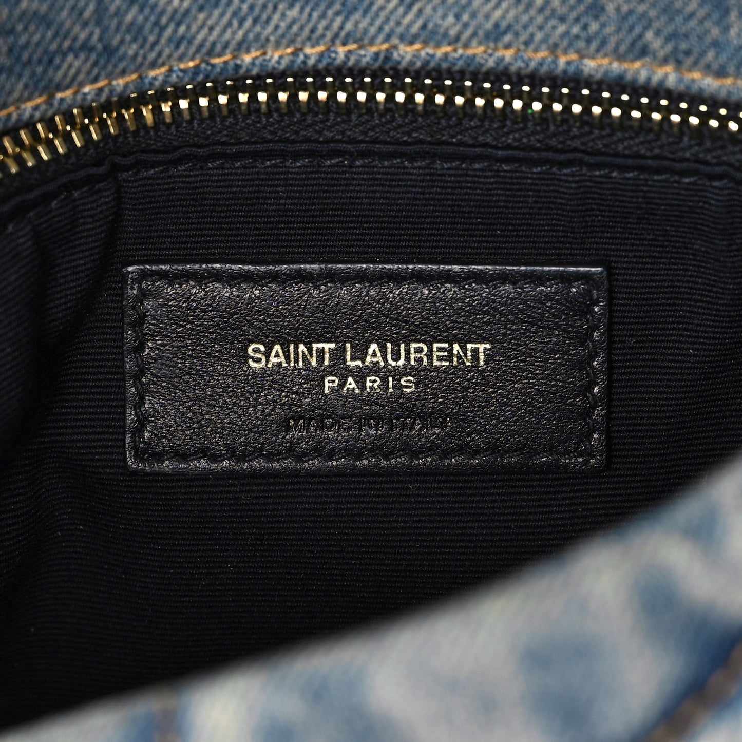 Denim Quilted Toy Loulou Puffer Monogram Chain Satchel Rodeo Blue