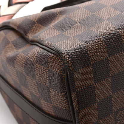 Louis Vuitton Damier Ebene Braided Speedy Bandouliere 25 Pink 10 of 11