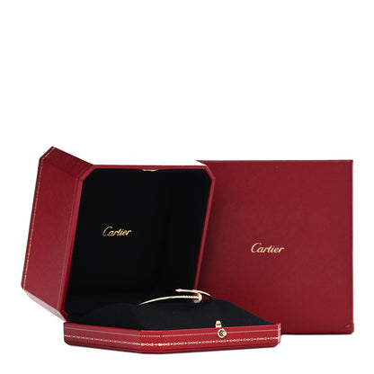 Cartier 18K Yellow Gold Diamond Small Juste Un Clou Bracelet 18 4 of 4