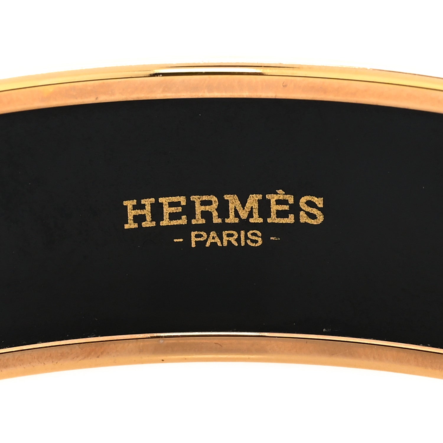 Hermes Enamel Printed Wide Cavald'Or Bracelet 65 Romantique 4 of 5