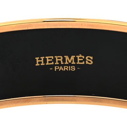 Hermes Enamel Printed Wide Cavald'Or Bracelet 65 Romantique 4 of 5