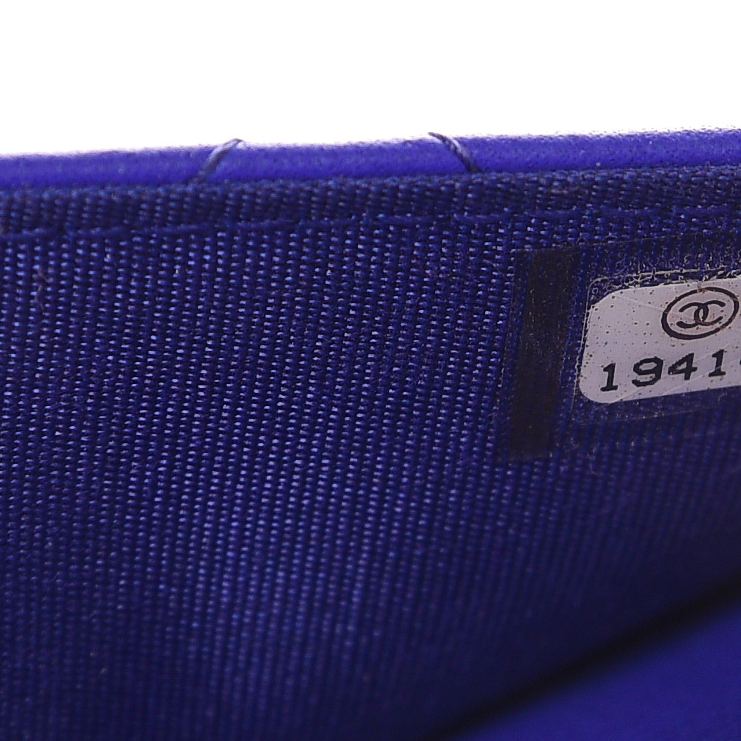 Chanel Calfskin Quilted Fancy CC Wallet On Chain WOC Blue 8 of 10