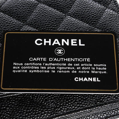 Chanel Caviar Quilted Wallet On Chain WOC Black 9 of 11