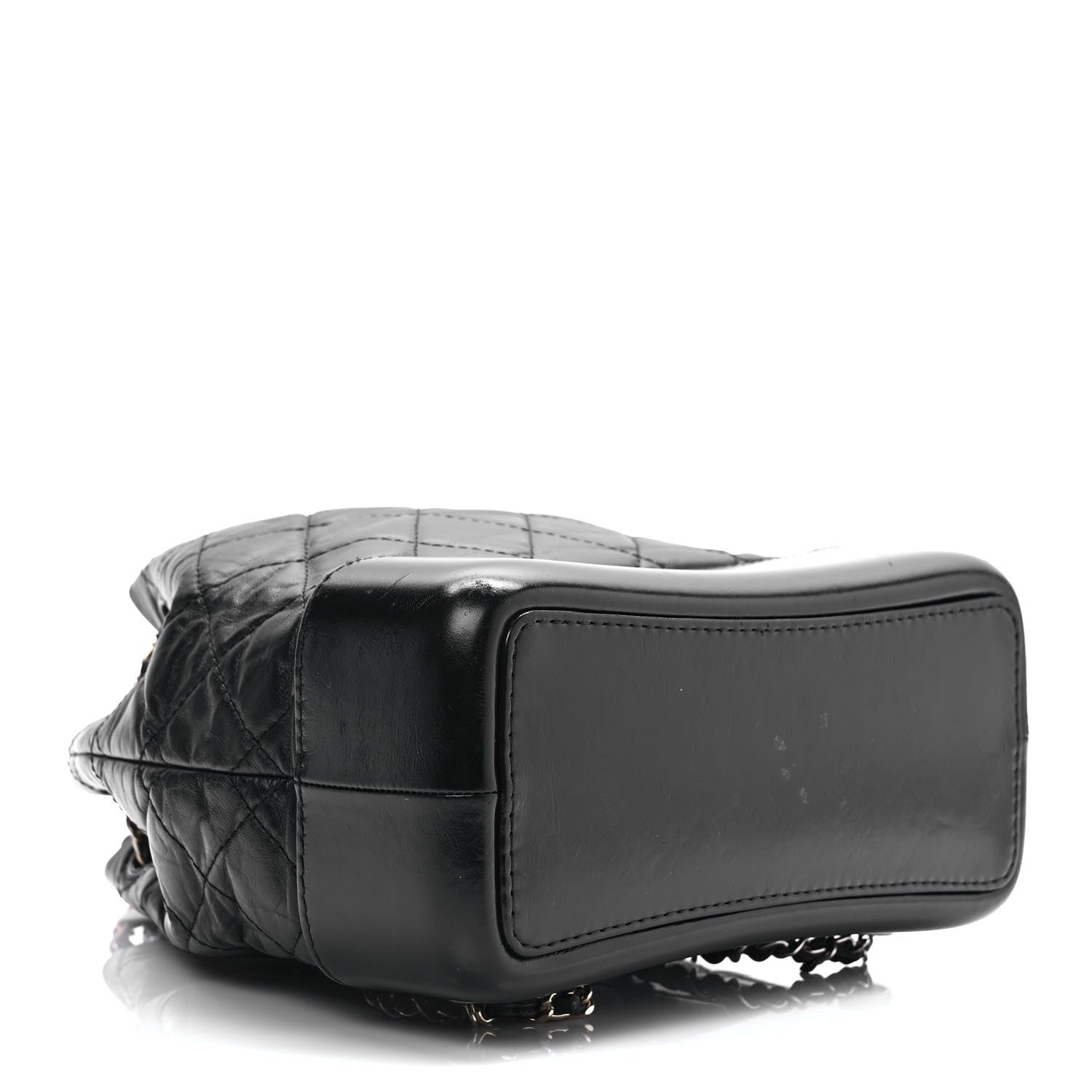 Chanel Aged Calfskin Quilted Small Gabrielle Backpack Black 4 of 9