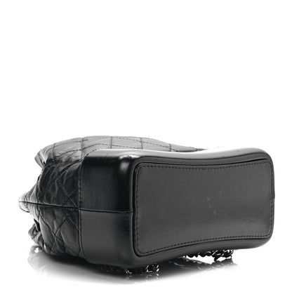 Chanel Aged Calfskin Quilted Small Gabrielle Backpack Black 4 of 9
