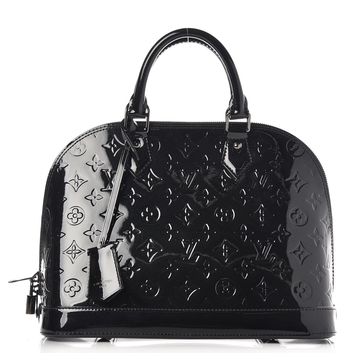 Louis Vuitton Vernis Alma PM Noir Magnetique 2 of 11