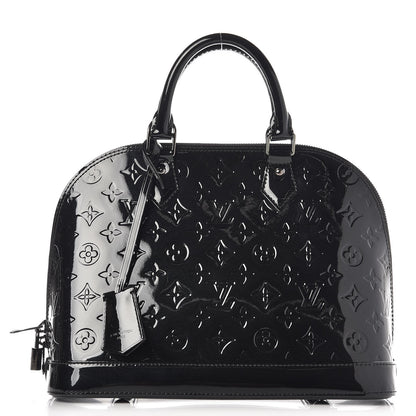 Louis Vuitton Vernis Alma PM Noir Magnetique 2 of 11