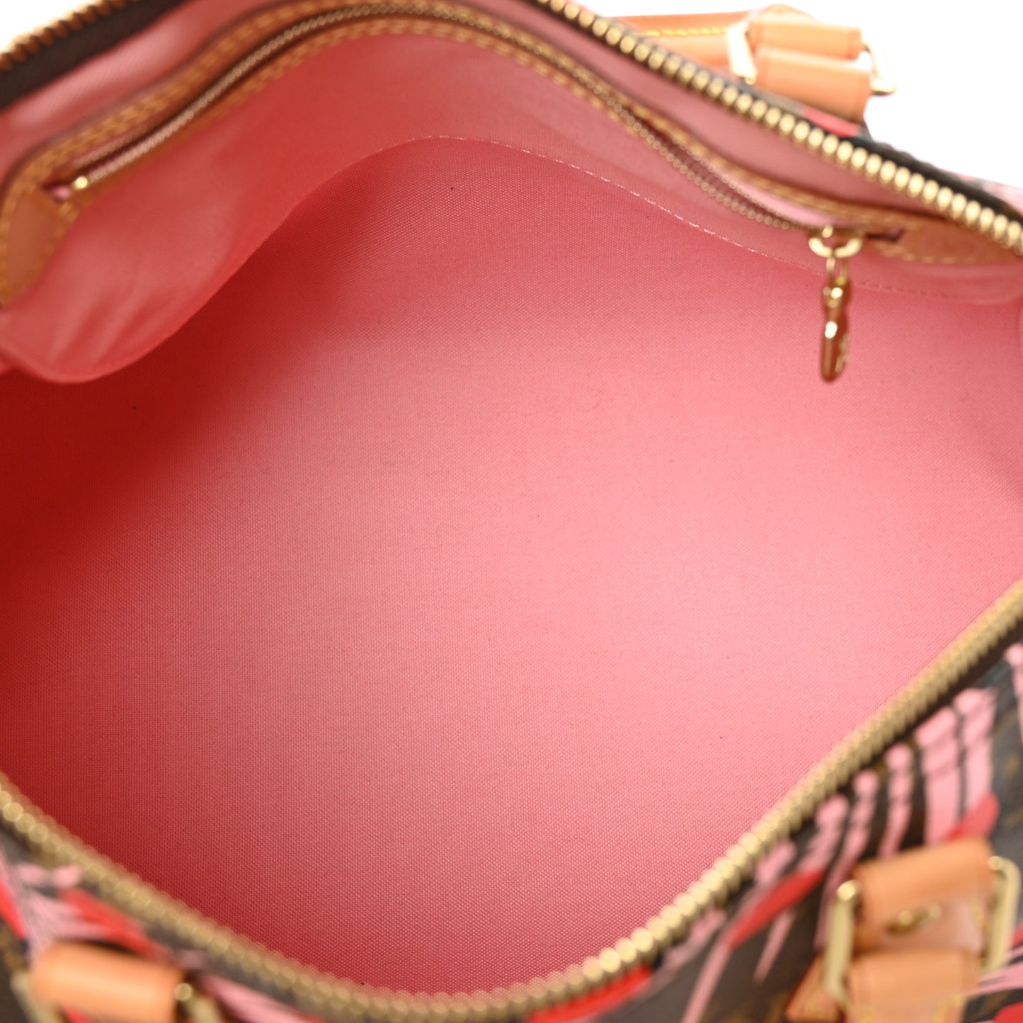 Monogram Jungle Dots Speedy 30 Sugar Pink Poppy