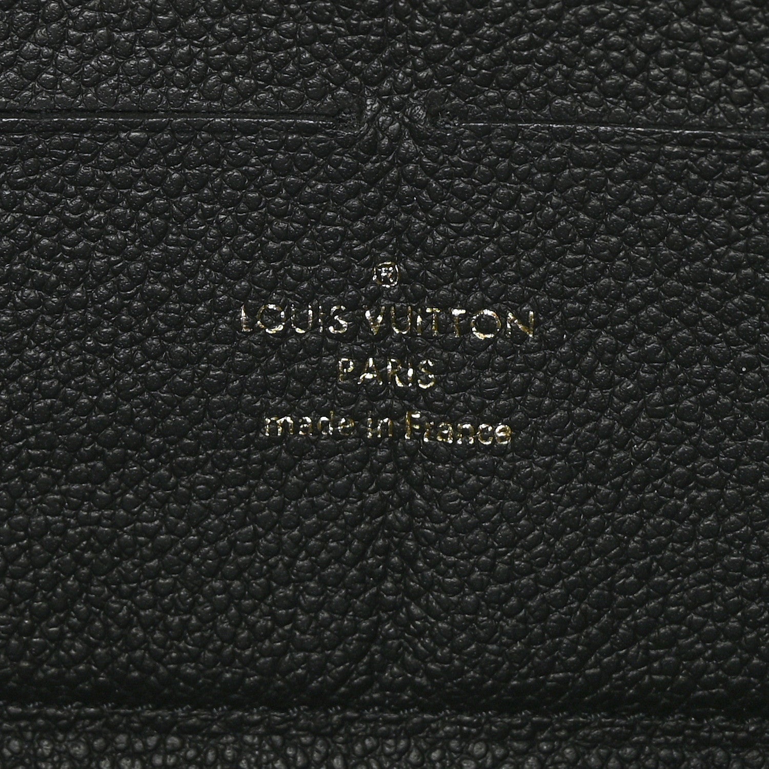 Louis Vuitton Empreinte Zippy Wallet Black 6 of 6
