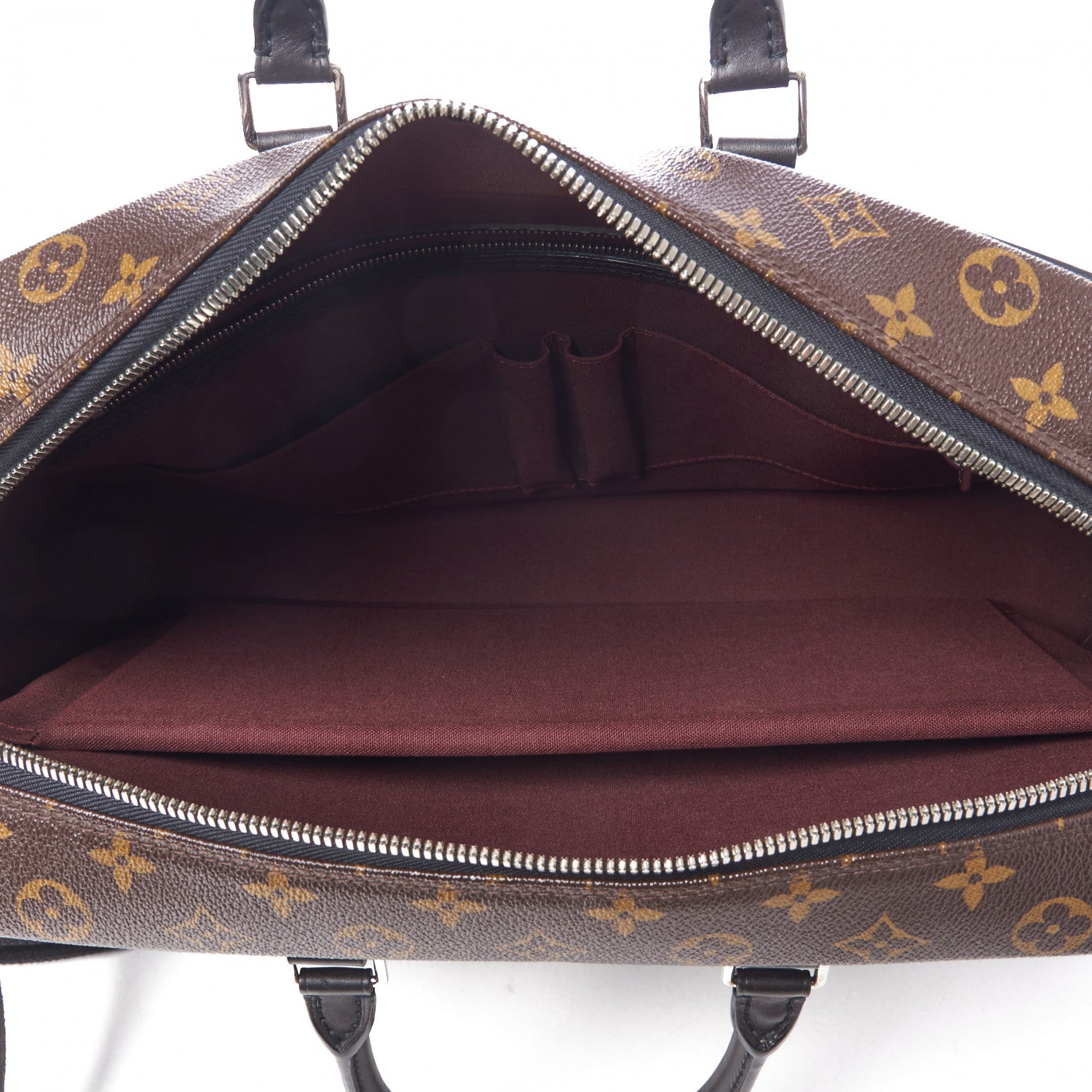 Louis Vuitton Monogram Macassar Porte-Documents Voyage GM 4 of 7