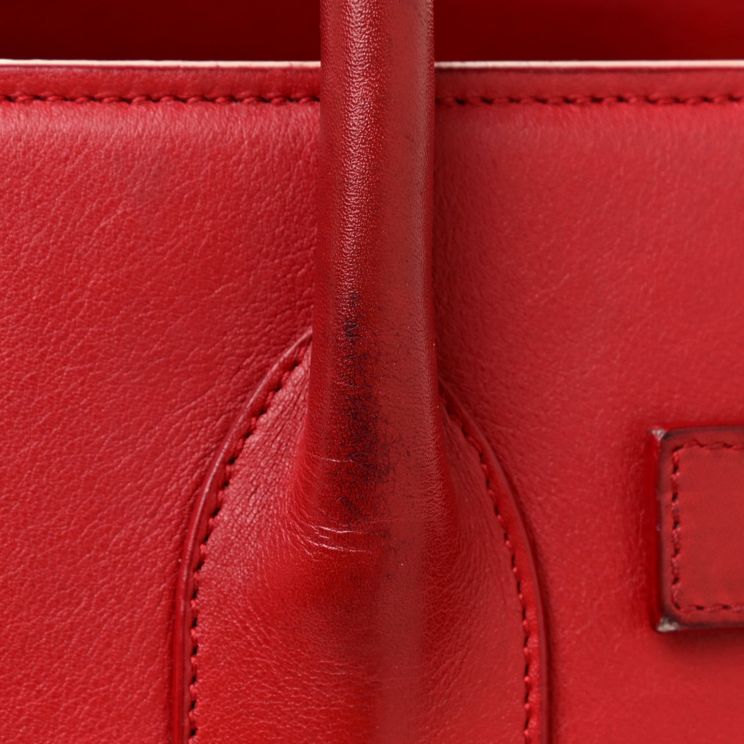 Calfskin Small Sac De Jour Rouge Orient