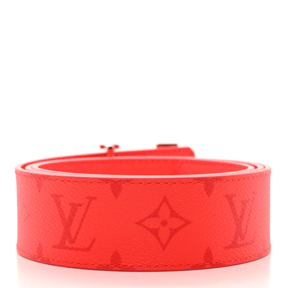 Louis Vuitton Monogram Taigarama 40mm Reversible LV Initiales Belt 90 36 Fire Red 3 of 6