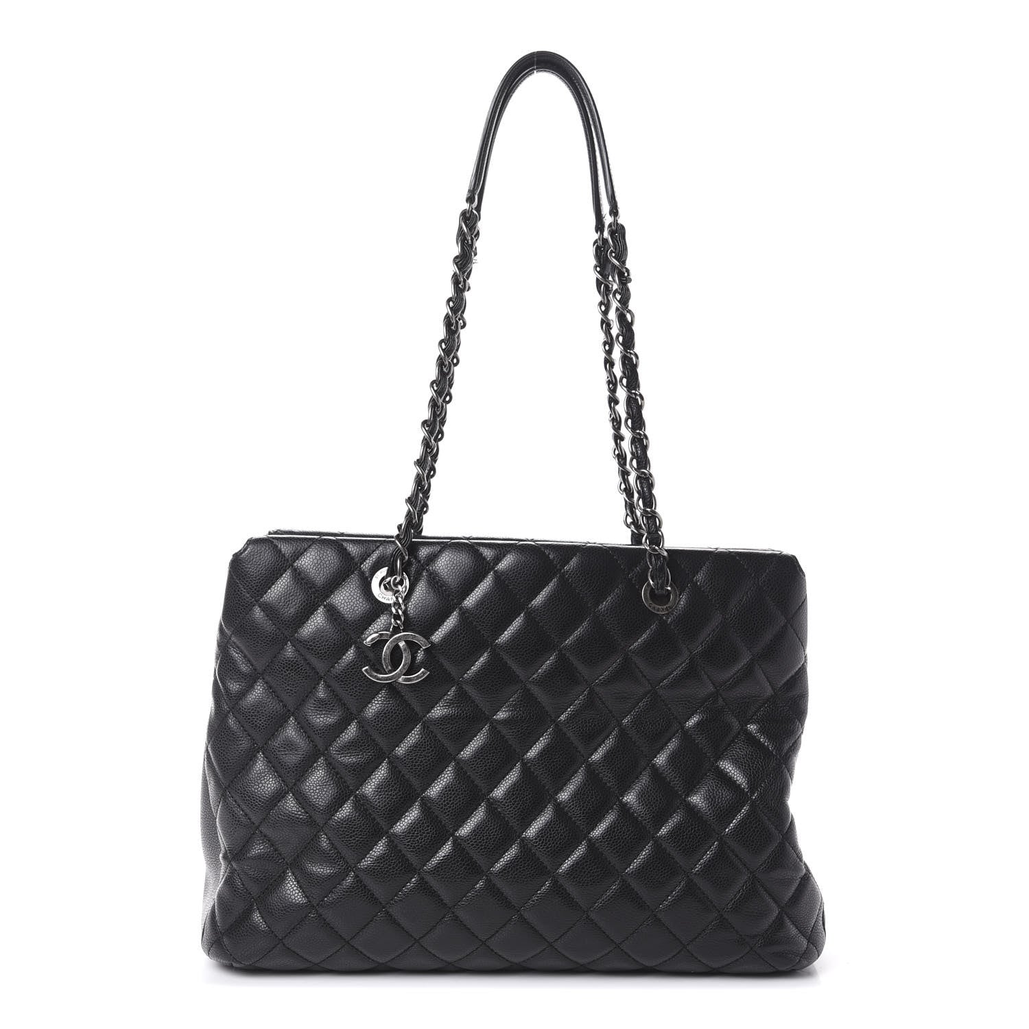 Chanel Caviar Quilted City Shopping Tote Black 1 of 11