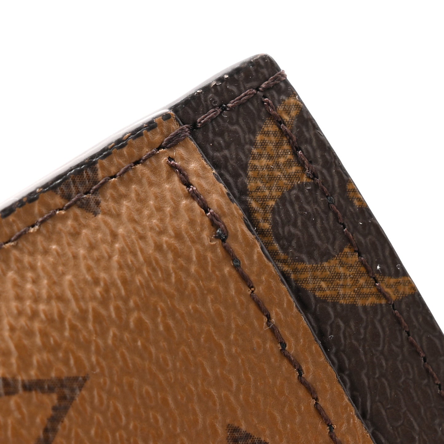 Reverse Monogram Card Holder
