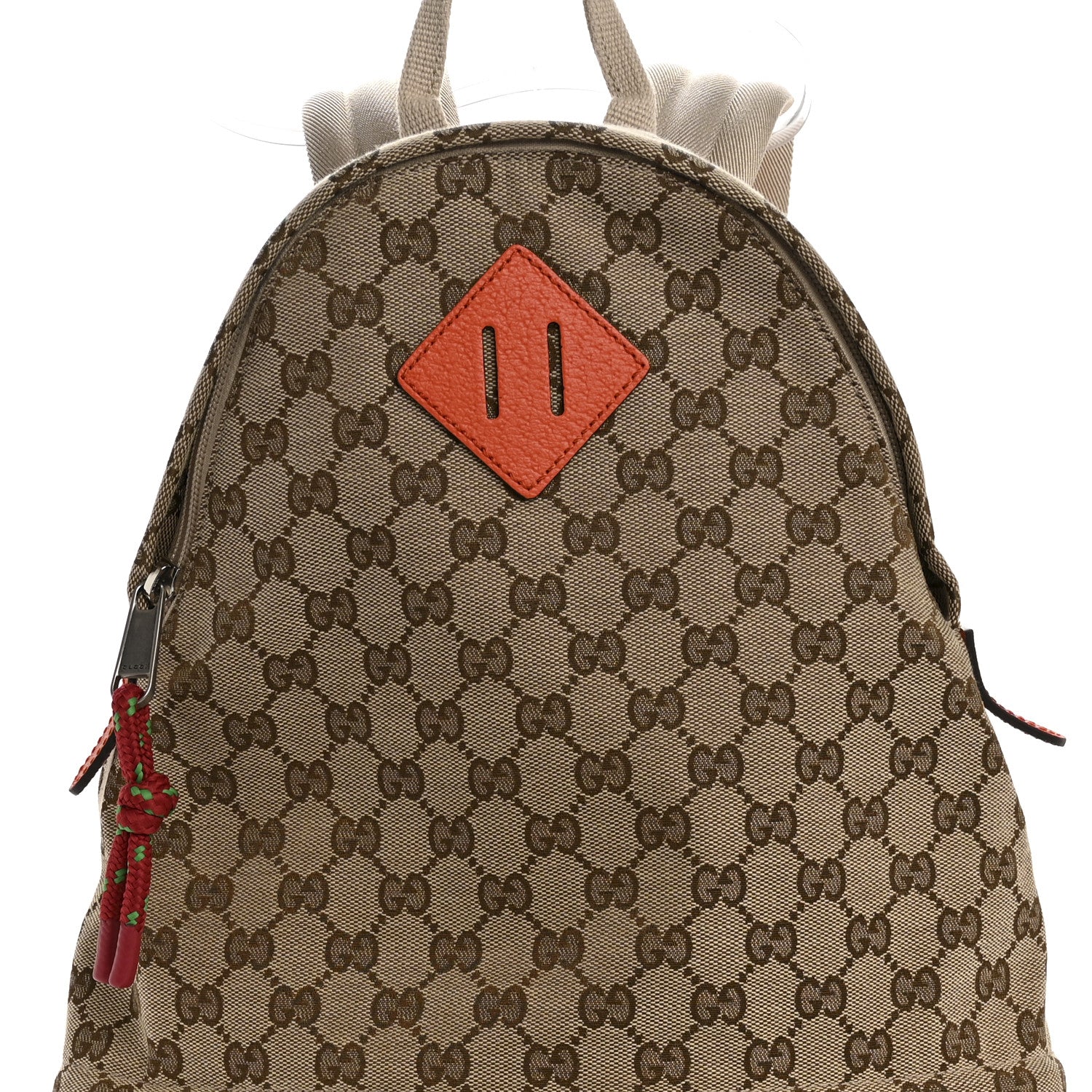 Gucci X THE NORTH FACE Monogram Textured Dollar Calfskin Embroidered Beige Ebony Mystic White Deep Orange 8 of 11