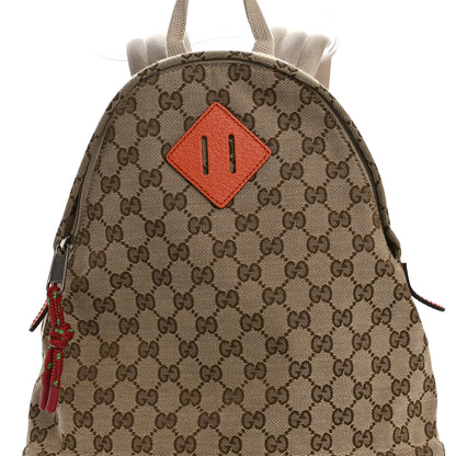 Gucci X THE NORTH FACE Monogram Textured Dollar Calfskin Embroidered Beige Ebony Mystic White Deep Orange 8 of 11