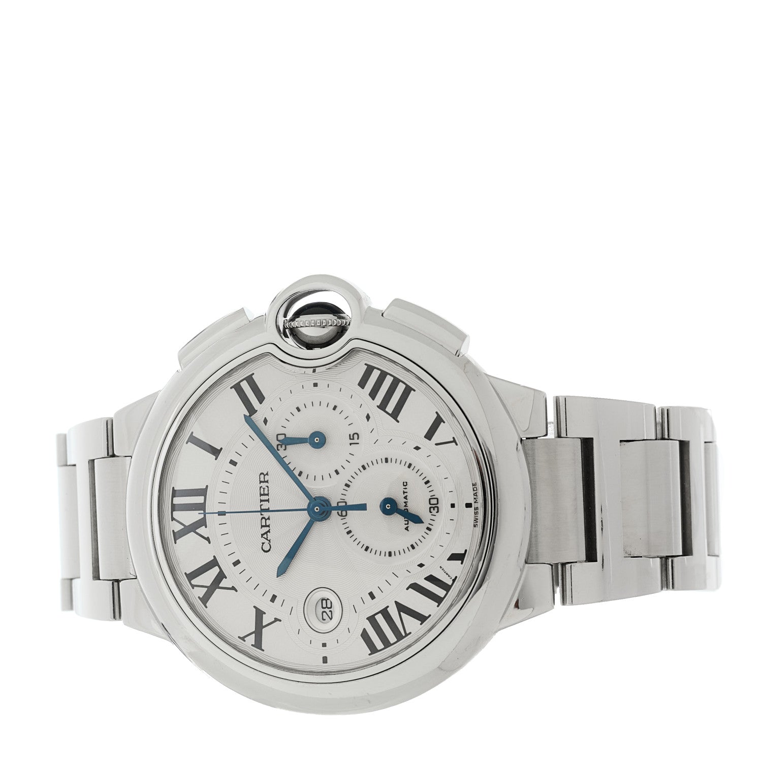 Cartier Stainless Steel 44mm Ballon Bleu De Cartier Chronograph Automatic Watch 2 of 4