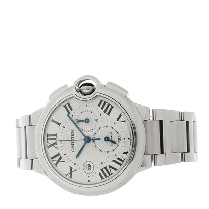Cartier Stainless Steel 44mm Ballon Bleu De Cartier Chronograph Automatic Watch 2 of 4