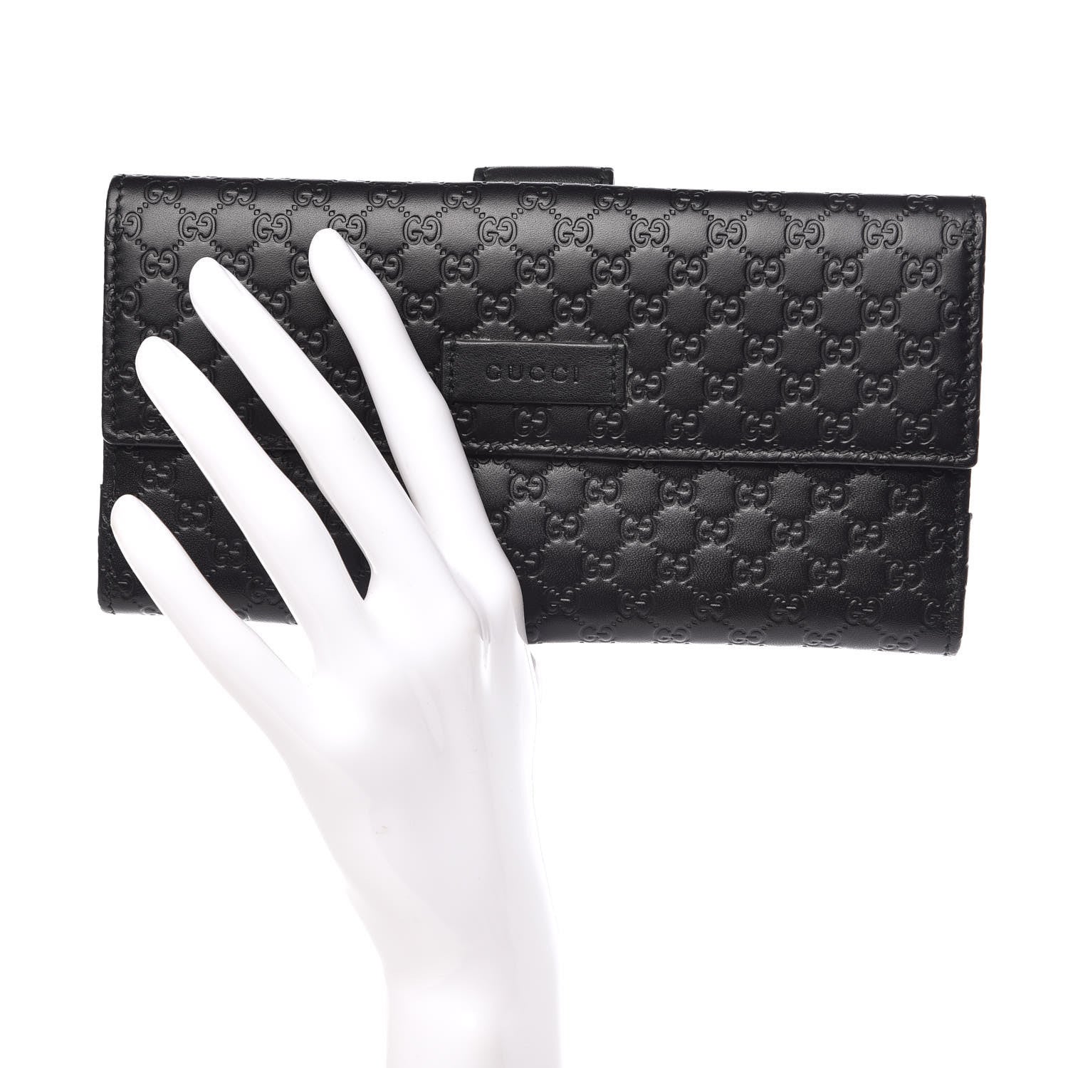 Gucci Soft Microguccissima Continental Zip Wallet Black 2 of 13