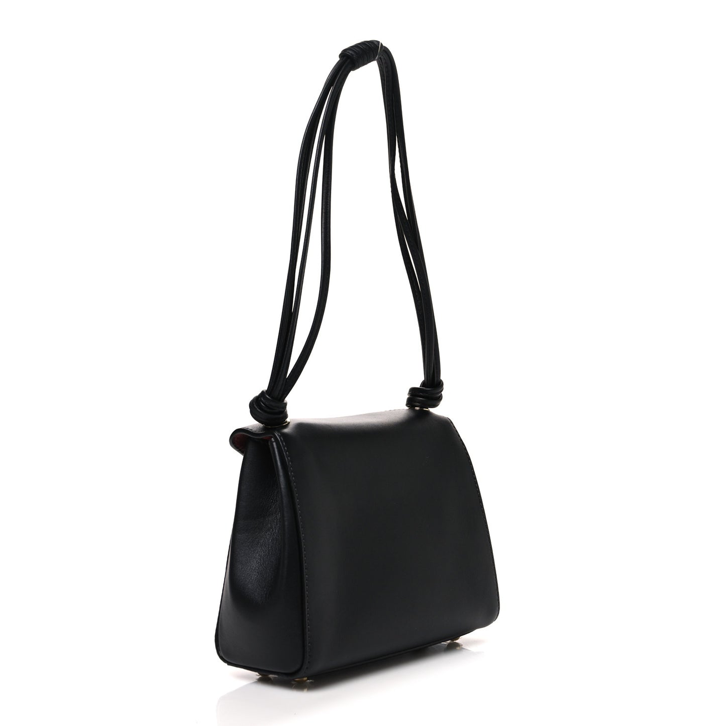 Calfskin Madame Coco Small Flap Handbag Black