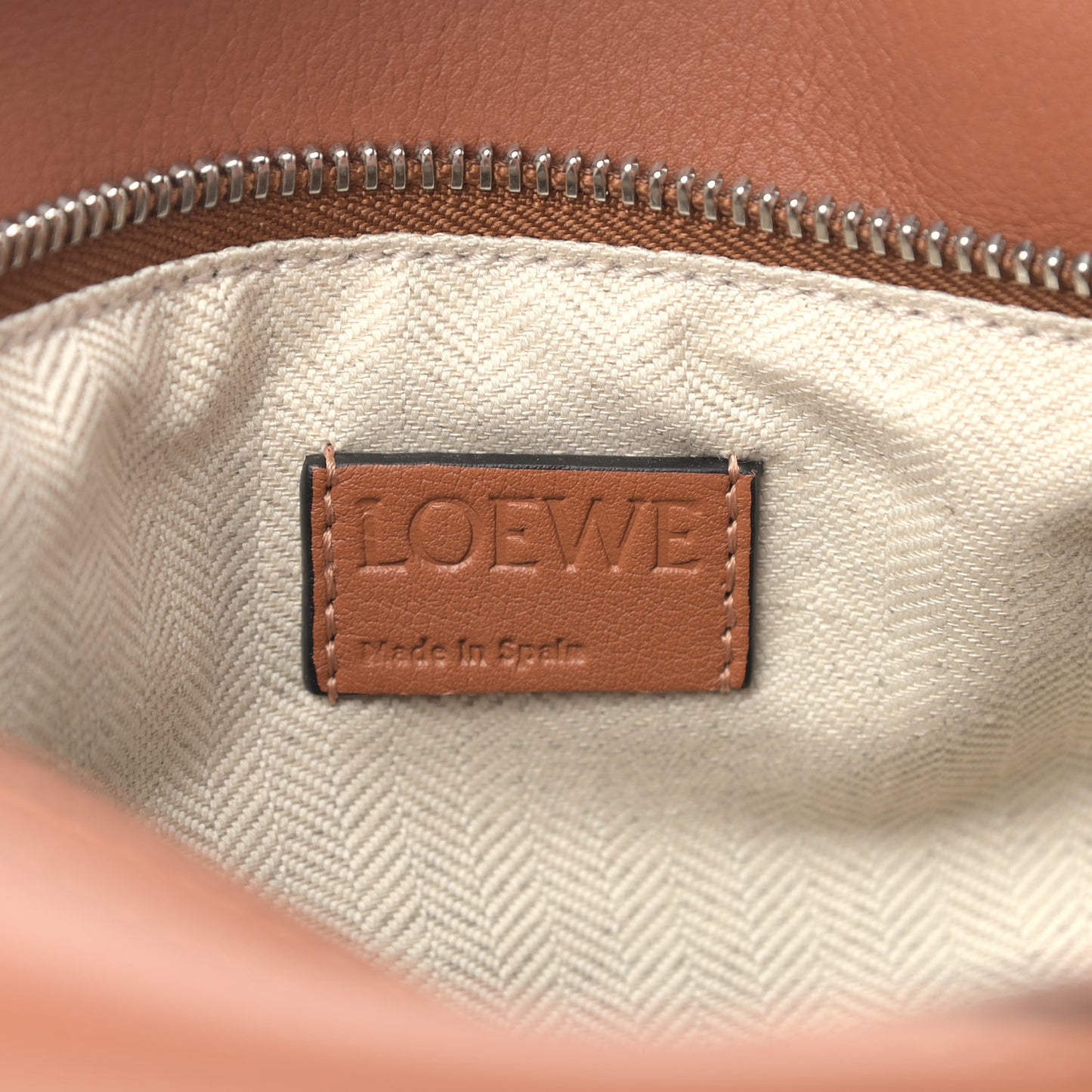 Calfskin Small Puzzle Bag Tan
