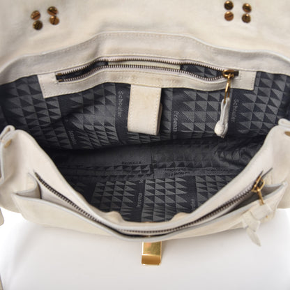 Proenza Schouler Suede PS1 Medium Satchel Ivory 5 of 23