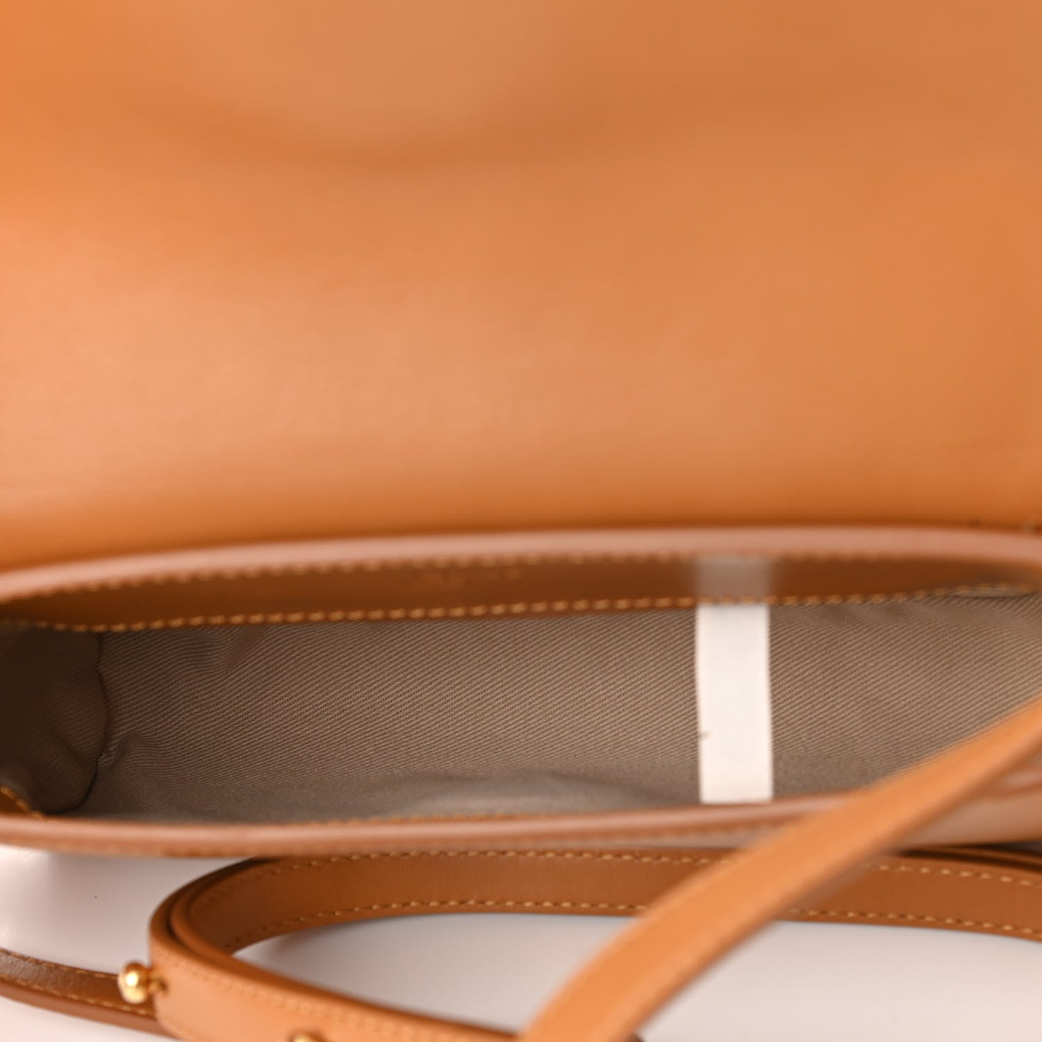 Chloe Calfskin Suede C Belt Bag Tan 5 of 11