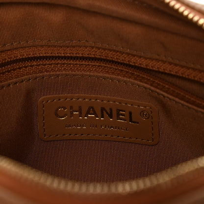 Chanel Iridescent Caviar Quilted Coco Tassel Camera Case Beige 5 of 9