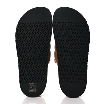Hermes Nappa Extra Sandals 38 Naturel 6 of 10