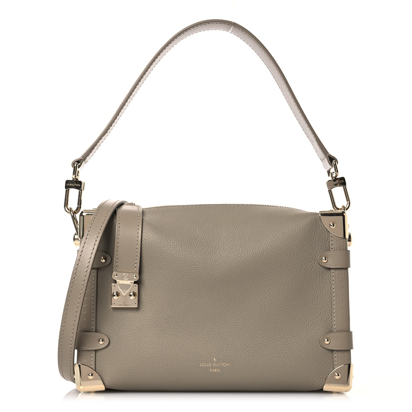 Calfskin Side Trunk MM Taupe