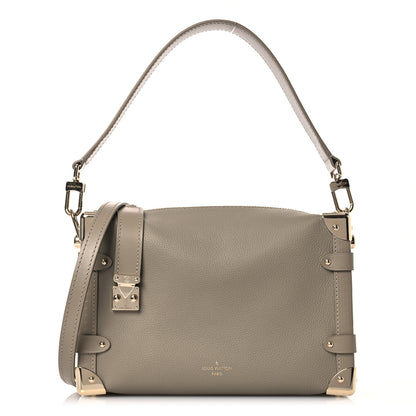 Louis Vuitton Calfskin Side Trunk MM Taupe 1 of 11