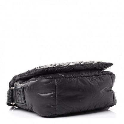 Chanel Nylon Small Coco Cocoon Messenger Bag Black 3 of 5