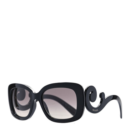 Prada Acetate Baroque Sunglasses SPR 27O Black 1 of 8