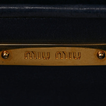 Miu Miu Nappa Matelasse Lux Shoulder Bag Bleuette 8 of 13