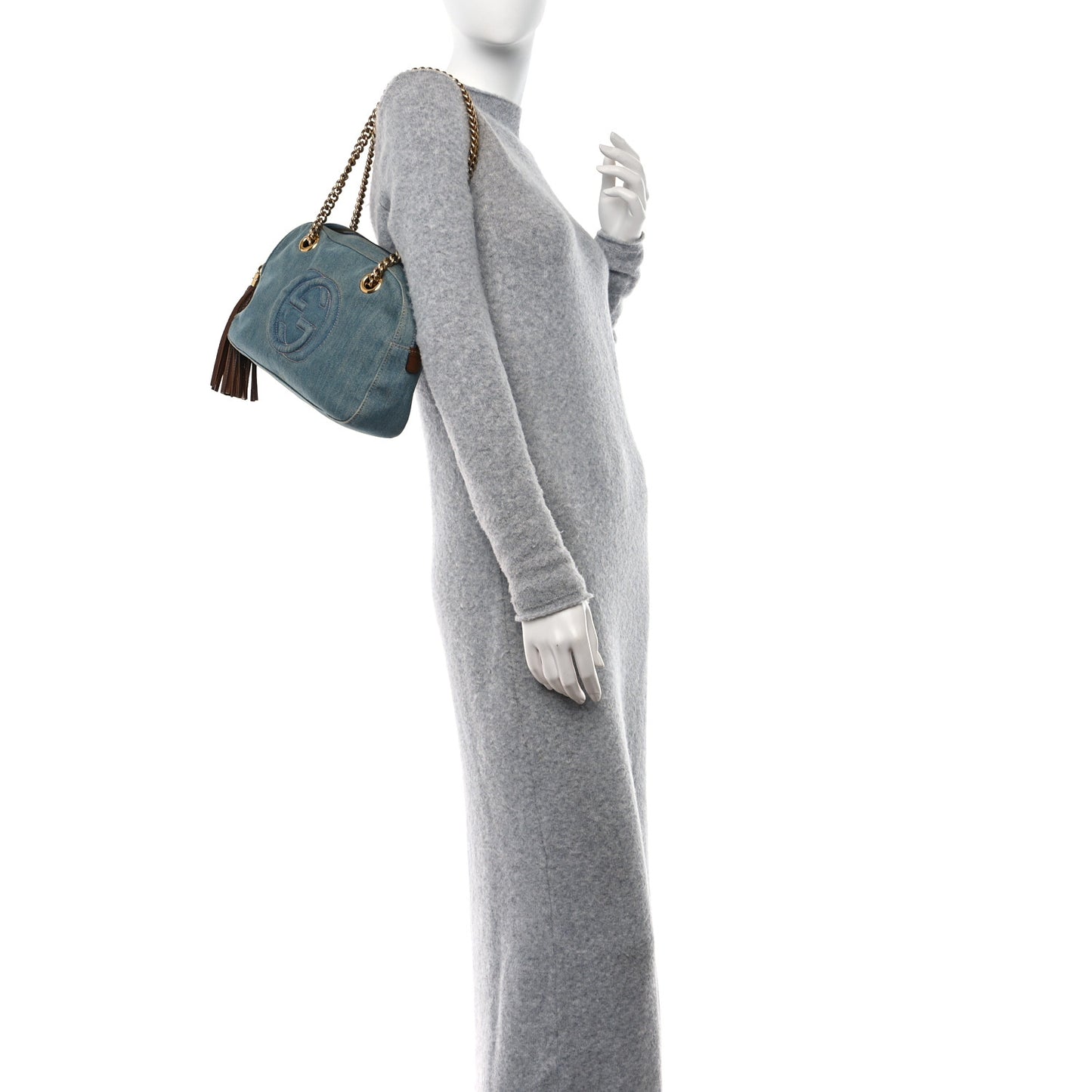 Denim Small Soho Bowler Blue