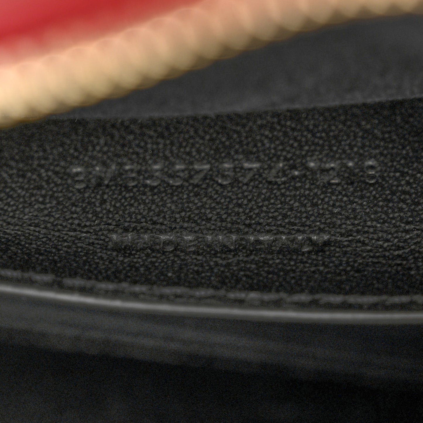 Lambskin Matelasse Vicky Monogram Belt Bag Eros Red