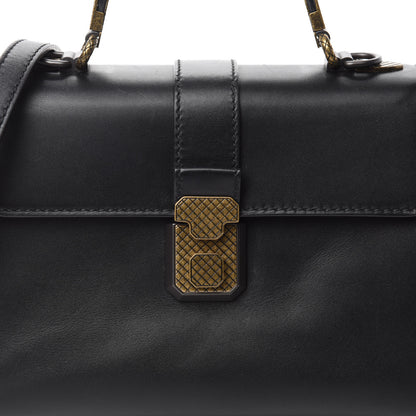 Bottega Veneta Nappa Small Piazza Bag Black 9 of 9