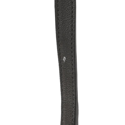 Saint Laurent Sheepskin Matelasse Chevron Monogram College Chain Wallet Coal 10 of 11