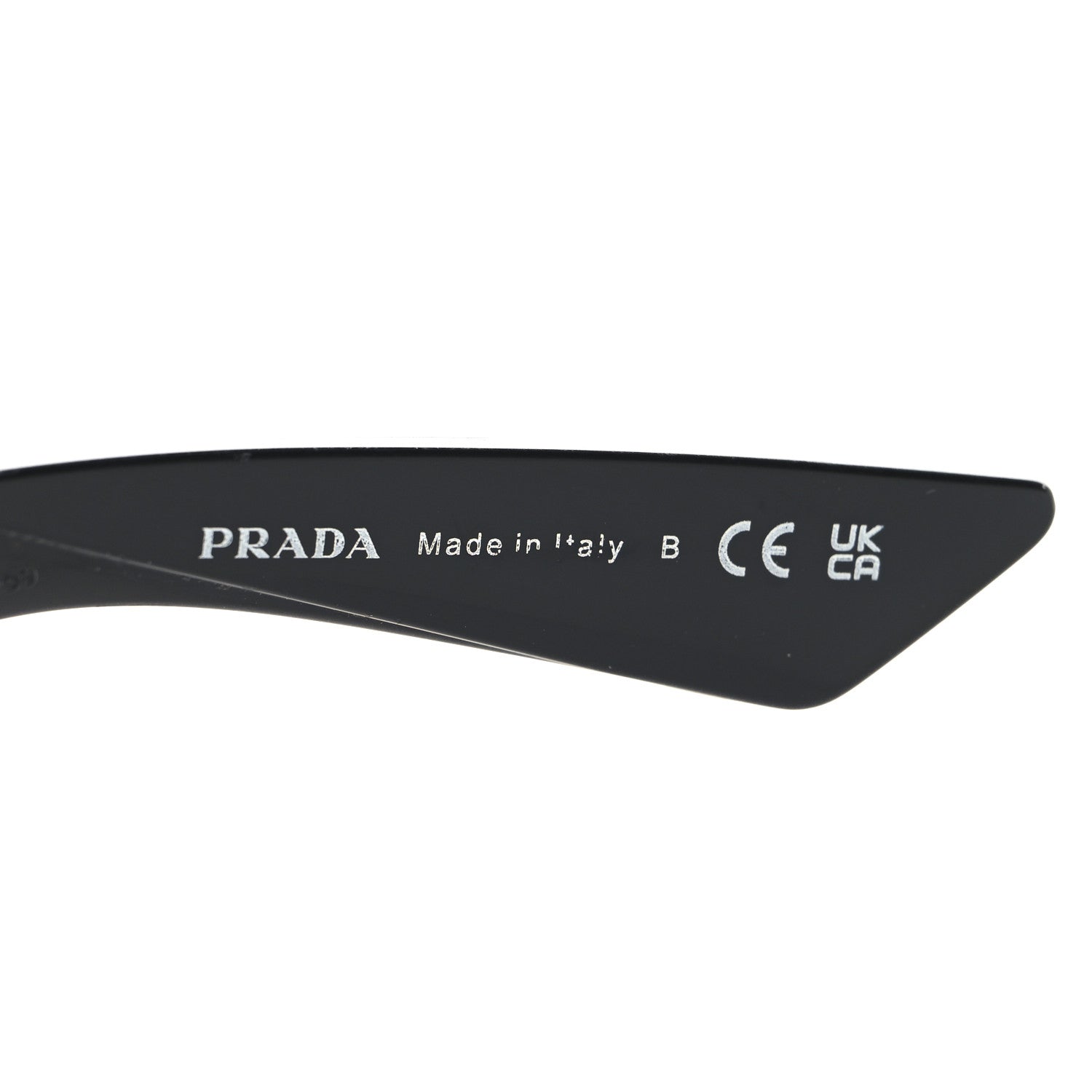 Prada Acetate Symbole Sunglasses SPR 17W Black 6 of 7
