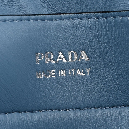 Prada Saffiano Medium Double Handle Tote Baltico Astrale 6 of 12