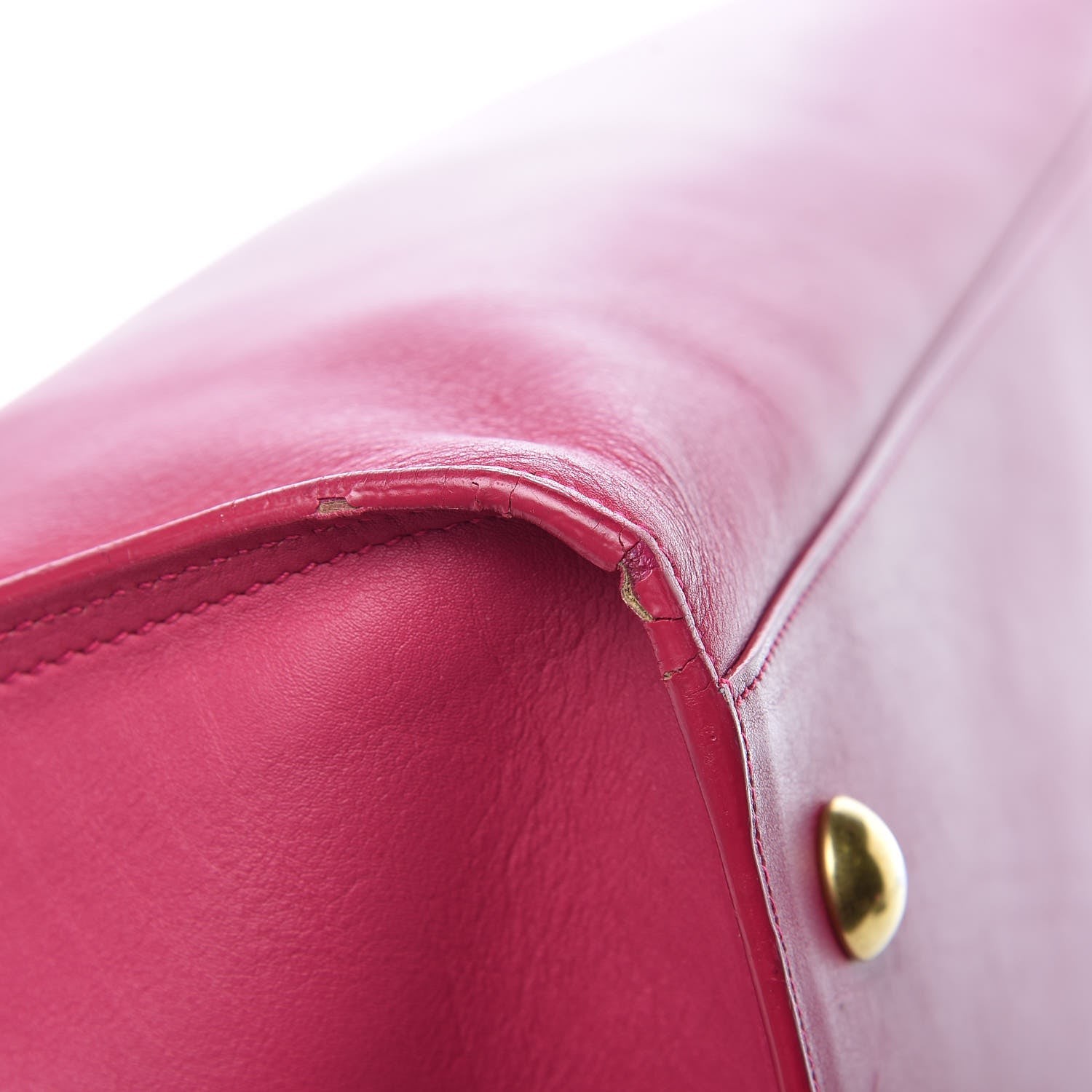 Saint Laurent Calfskin Medium Classic Y Cabas Fuchsia 11 of 19